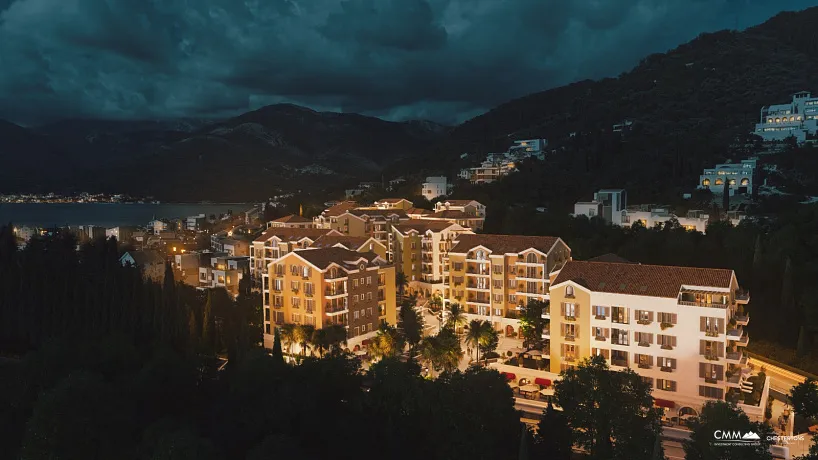 Wohnungen in neuem Komplex in Tivat